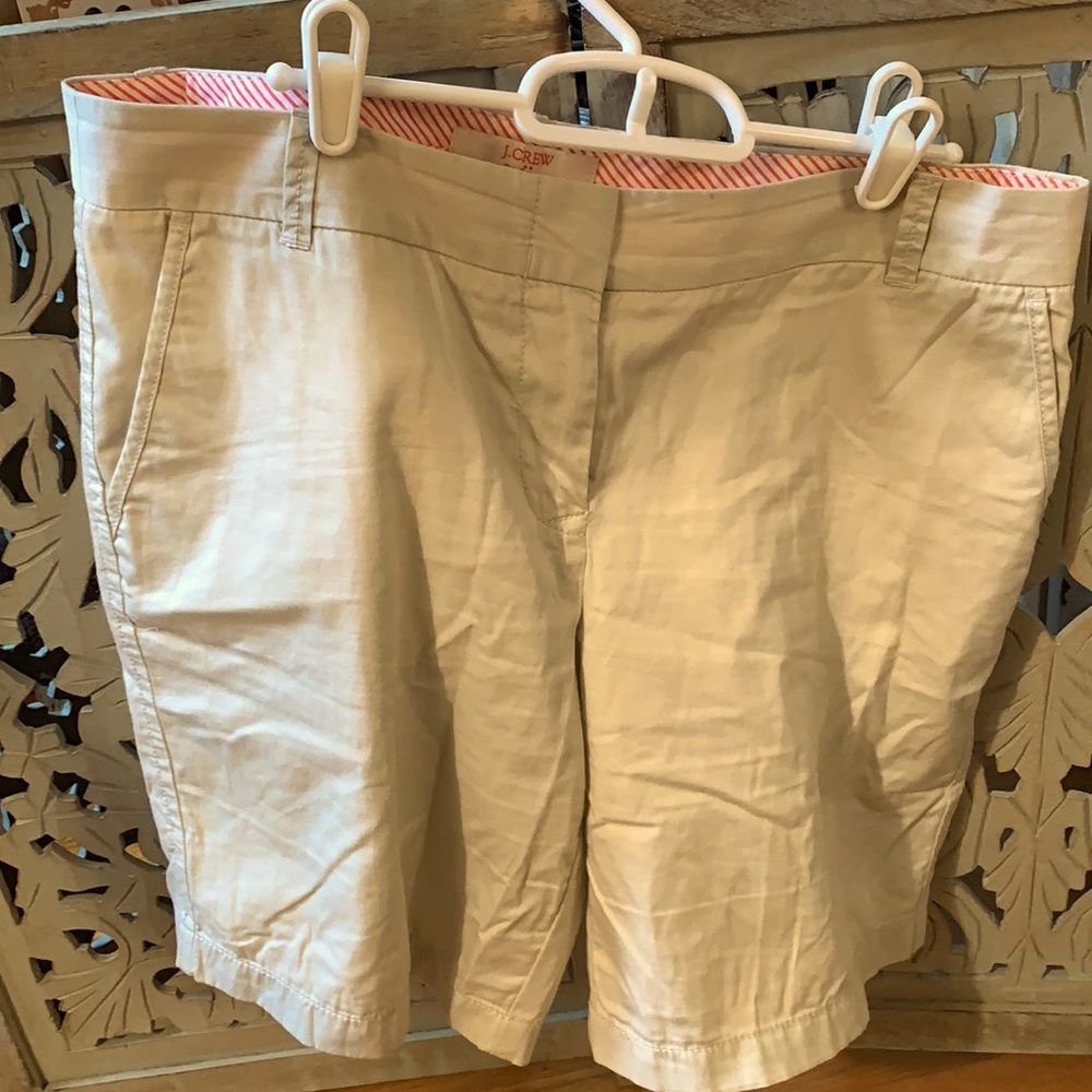 J. Crew Chino broken-in shorts size 10 NWOT